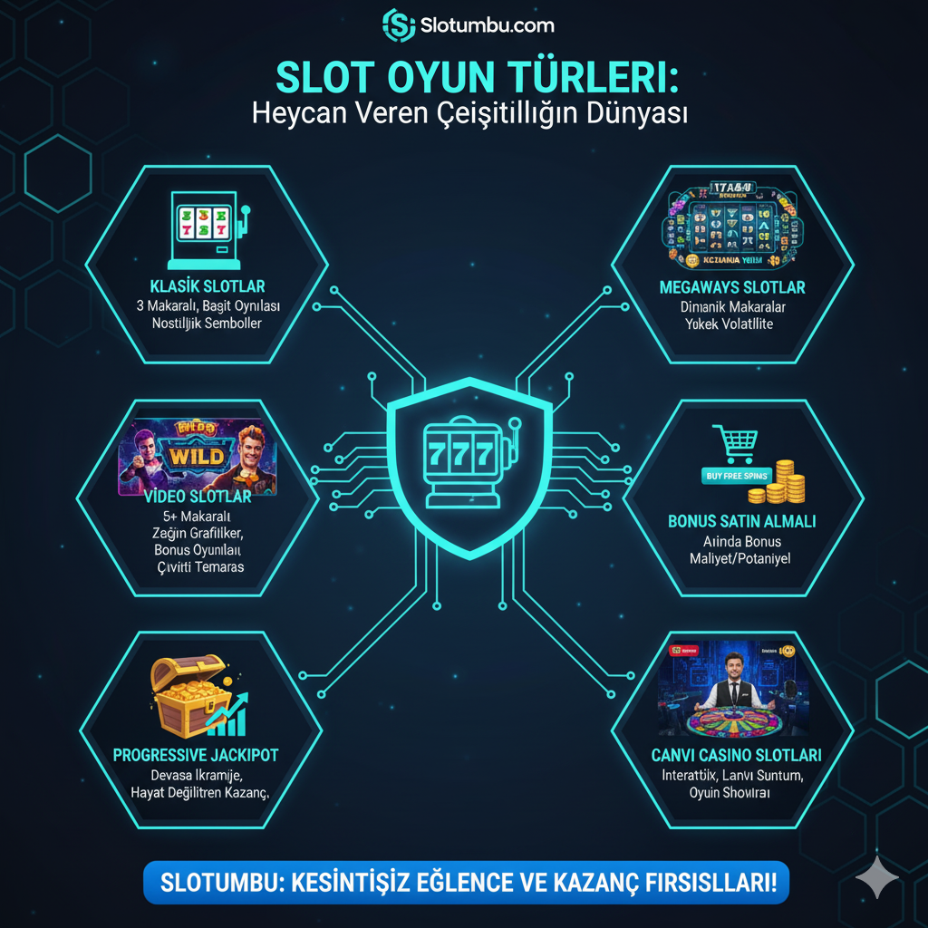 En Popüler Slot Oyun Türleri Klasik, Video ve Jackpot Slotlar Arasındaki Farklar 2025